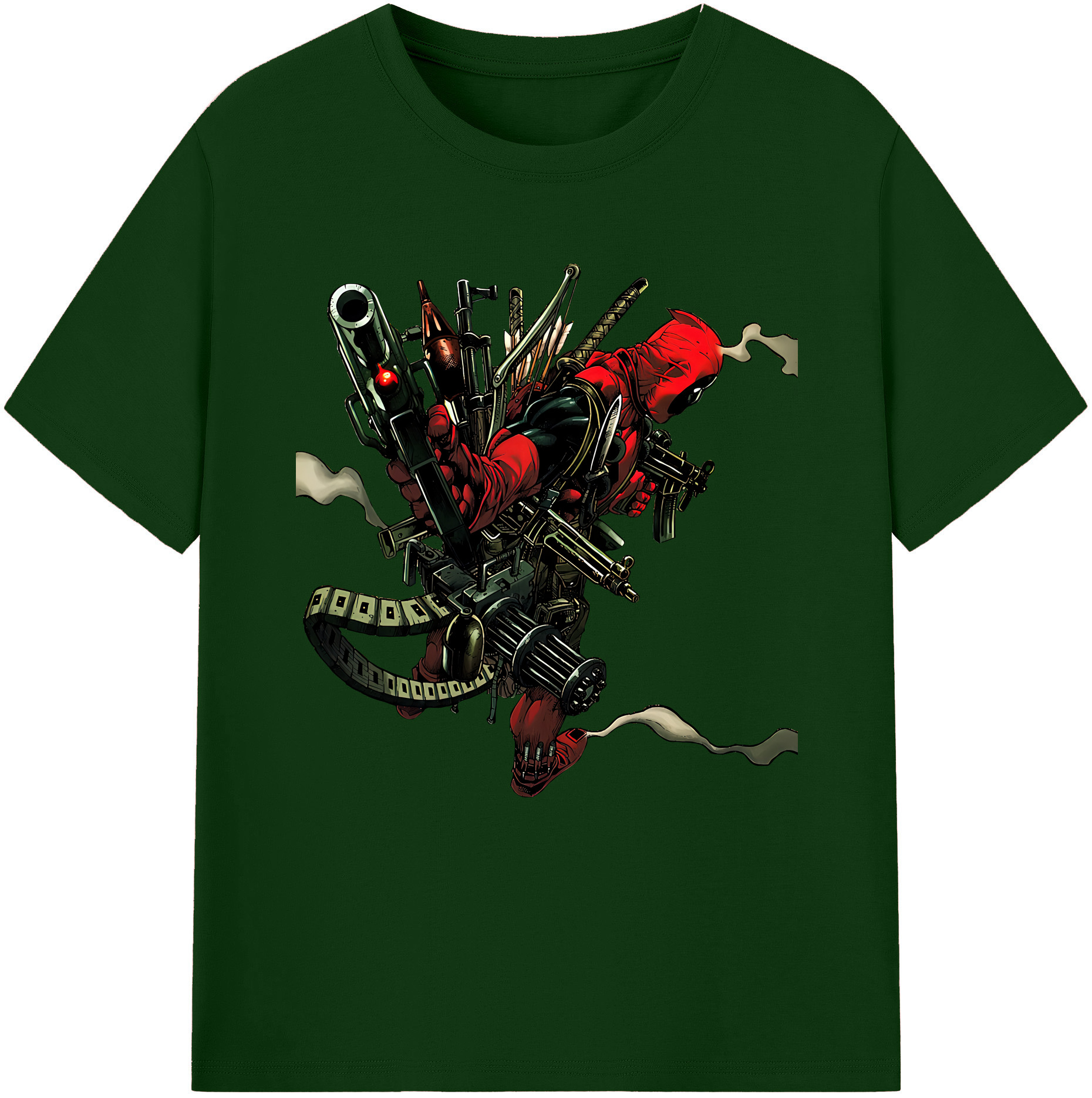 （画像用） Deadpool デッドプール 綿100％半袖Tシャツ（フロントプリント）